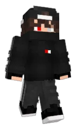 nznn1's Minecraft skin wearing the Aurora cape