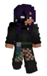 haiti and heavy metal Minecraft skin — Slim model — first worn by Linstix