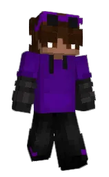Itzflopz's Minecraft skin wearing the Copper cape