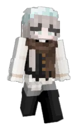 Poizy's Minecraft skin wearing the Vanilla cape