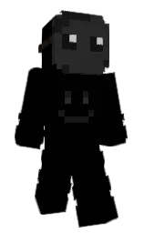 black and mine shaft Minecraft skin — Slim model