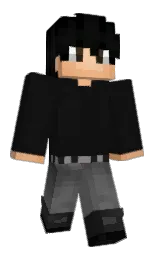 sum1dyin's Minecraft skin wearing the Purple Heart cape