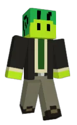 TrentTheGuy's Minecraft skin wearing the Vanilla cape