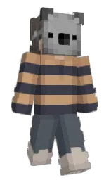 komfykoala's Minecraft skin wearing the Migrator cape