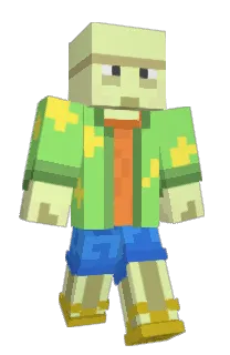 Front of Xrayos's skin