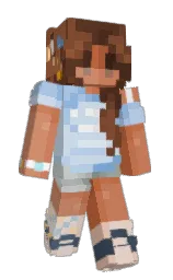 antique brass and raw sienna Minecraft skin — Slim model