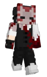 IBENV4's Minecraft skin wearing the Menace cape