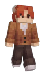 woody brown and sepia skin Minecraft skin — Slim model — first worn by Olforet