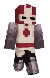 Front of StarPiea's skin