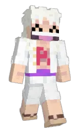 white and romantic Minecraft skin — Classic model