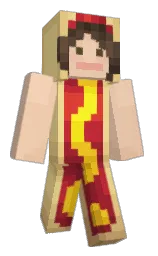 GudBean's Minecraft skin wearing the Migrator cape