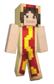 Front of GudBean's skin