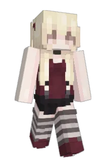 bbyviolet Minecraft avatar full body