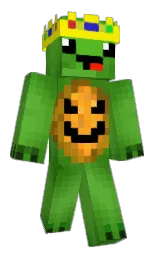olive drab and apple Minecraft skin — Classic model — first worn by Tetle9