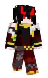 black and temptress Minecraft skin — Classic model — first worn by Nero_Schiffer