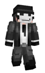 mine shaft and cod gray Minecraft skin — Classic model
