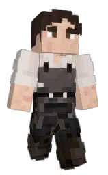 pearl bush and wafer Minecraft skin — Classic model — first worn by H3lios