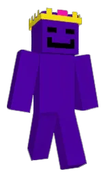 purple and lemon Minecraft skin — Classic model