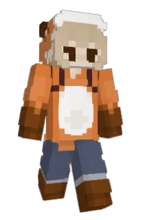 Front of Cinderpride's skin