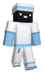 white and woodsmoke Minecraft skin — Classic model — first worn by ayoloser
