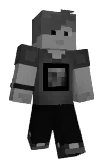 Front of SuperPeanut's skin