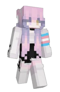 Front of Evendit's skin