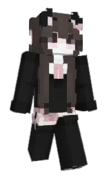 BLADE_cat's Minecraft skin wearing the Minecraft Experience cape