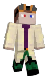 double spanish white and black Minecraft skin — Classic model — first worn by TheSeaMuffin