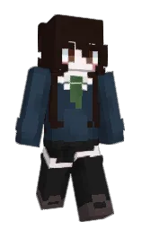night rider and cod gray Minecraft skin — Slim model — first worn by lKyot0