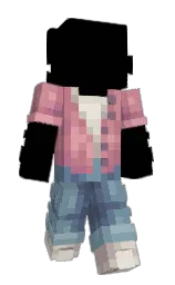 black and black russian Minecraft skin — Slim model