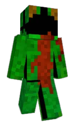 black and japanese laurel Minecraft skin — Slim model