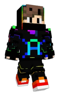 Front of Azervex's skin
