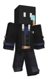 11Eleventh's Minecraft skin wearing the Pan cape