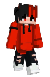 Front of Icefra's skin