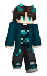 Polaris_N's Minecraft skin wearing the Twisted cape