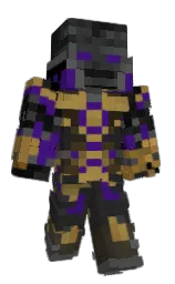 persian indigo and white Minecraft skin — Classic model — first worn by Ratchet_Br