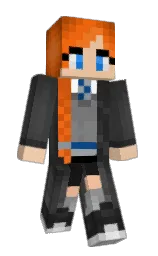 Connie_Grayson's Minecraft skin wearing the Aurora cape