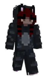 woodsmoke and shark Minecraft skin — Slim model — first worn by R1L_3Y