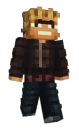 cocoa brown and bunker Minecraft skin — Slim model — first worn by Funrite