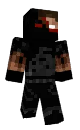 marshland and black Minecraft skin — Classic model