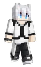 Aaaaa_Bai's Minecraft skin wearing the Pan cape