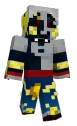 gray chateau and prussian blue Minecraft skin — Classic model — first worn by SuperPeanut