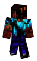 black and stratos Minecraft skin — Classic model — first worn by Marksister