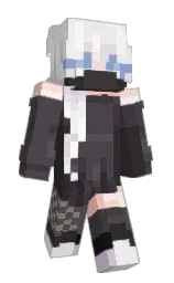 thunder and whisper Minecraft skin — Slim model — first worn by _blotz