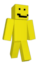 ripe lemon and black Minecraft skin — Classic model