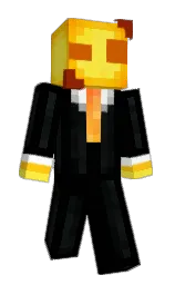 black and candlelight Minecraft skin — Slim model — first worn by AylenCats