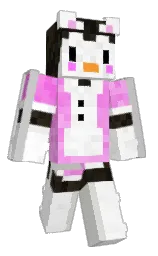 white and westar Minecraft skin — Classic model
