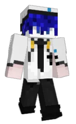 gallery and white Minecraft skin — Classic model — first worn by Raku_VTuber