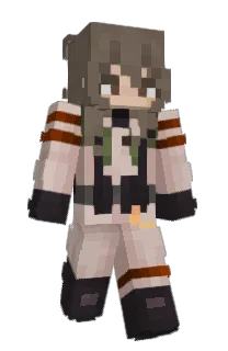 Front of Shieif's skin