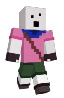 Front of samshanne's skin